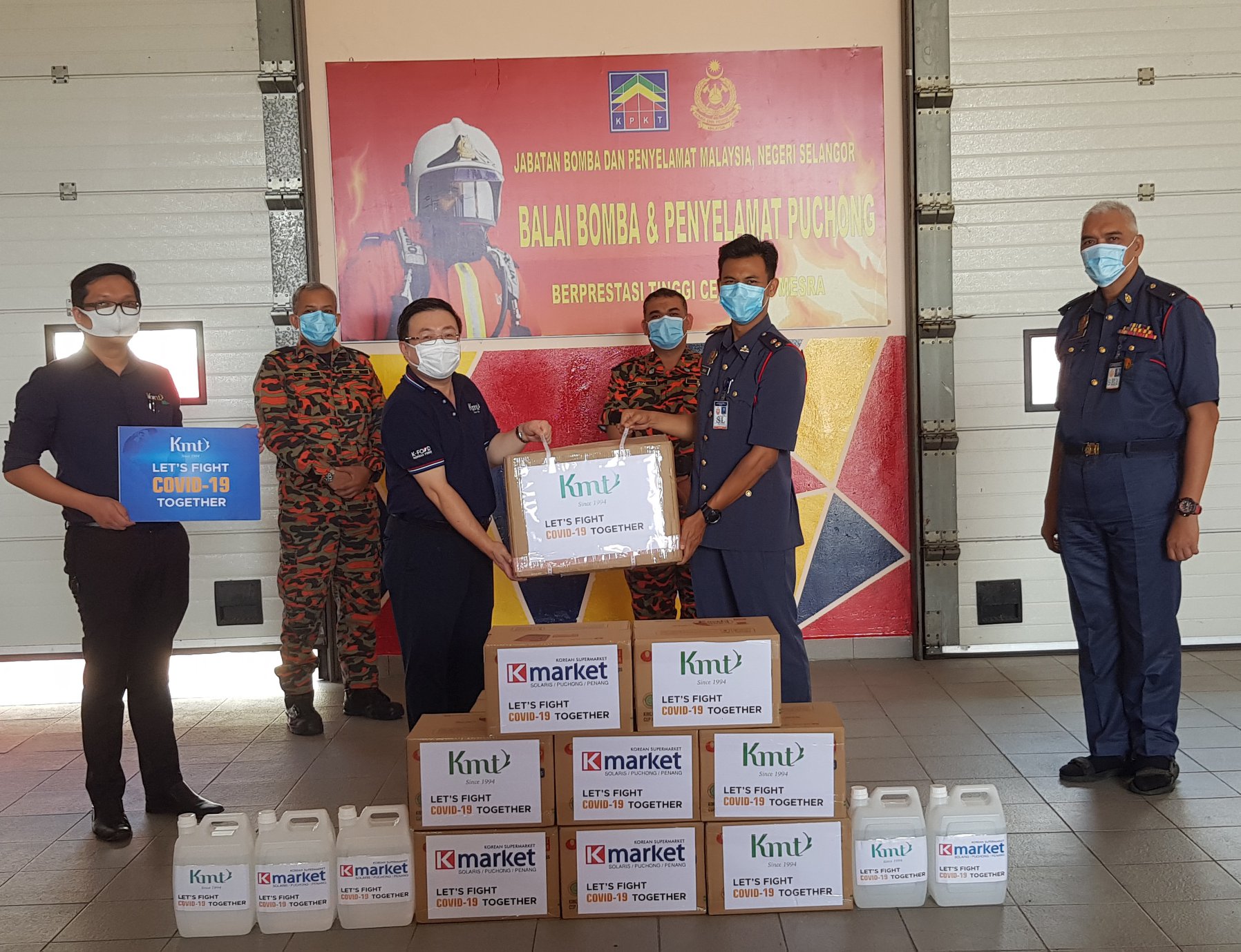 Covid-19 Donation: Balai Bomba dan Penyelamat Puchong