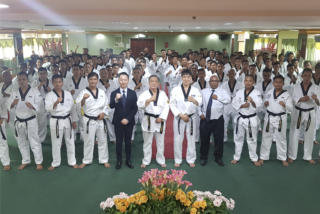 2019 Donation of 200 sets Taekwondo Uniform to General Operation Force Bridge Tengah Royal Malaysia Police